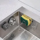Kendinden Yapışkanlı Çelik Güçlü Mutfak Banyo Askısı Çok Amaçlı Süngerlik