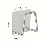 Kendinden Yapışkanlı Çelik Güçlü Mutfak Banyo Askısı Çok Amaçlı Süngerlik