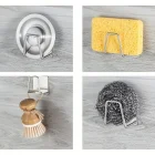 Kendinden Yapışkanlı Çelik Güçlü Mutfak Banyo Askısı Çok Amaçlı Süngerlik
