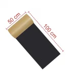 Kendinden Yapışkanlı Deri Döşeme Deri Tamir Kiti Siyah 100 Cm x 50 Cm