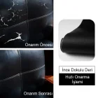 Kendinden Yapışkanlı Deri Döşeme Deri Tamir Kiti Siyah 100 Cm x 50 Cm