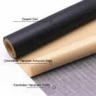 Kendinden Yapışkanlı Deri Döşeme Deri Tamir Kiti Siyah 100 Cm x 50 Cm