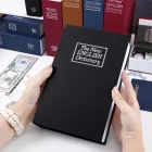 Kitap Görünümlü Gizli Kasa Metal Kilitli Güvenlik Kutusu Para Takı Saklama Kutusu