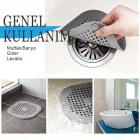 Lavabo Küvet Gider Süzgeci Silikon Mutfak Banyo Süzgeci