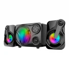 Leerfei SP-60 Usb SD Kart FM Radyo Karaoke Bluetooth Rgb Işıklı 2.1 Ses Sistemi Güçlü Ses