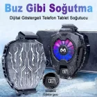 Memo DL05 Dijital Göstergeli Telefon Tablet Soğutucu Gamer Oyuncu Radyatör Soğutma Fanı