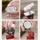 Metal Kavanoz Şişe Kapağı Açma Aparatı Kapak Açıcı