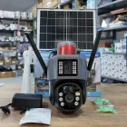 O-Kam 7015 4G Sim Kart Özellikli 360 Dönebilen Ultra HD Çift Lens Güneş Panelli Solar Güneş Enerjili Sirenli Güvenlik Kamerası