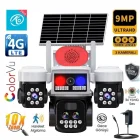 O-Kam Pro Solar Güneş Enerjili 4G Sim Kart Özellikli 3 Kameralı Ultra HD 360 Dönebilen Kablosuz Kamera Sesli Görüşme Renkli Gece Görüşü