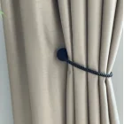 Örgülü Mıknatıslı Perde Mandalı Tokası Lacivert