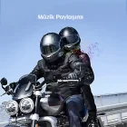 Q58 Max Kablosuz Motosiklet Kaskı İnterkom Kulaklık Çift Sürücü İletişimi 500m Işıklı Mp3 FM Radyo