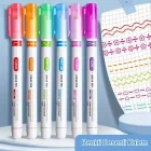 Renkli Şekilli Desen Baskılı 6 Lı Kalem Seti Not Alma Yazma Çizim İçin