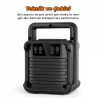 Rgb Led Işıklı Bluetooth Hoparlör Pure Bass Teknolojisi Usb Tf Fm Radyo