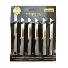 Solingen 6 Lı Tırtıklı Meyve Sebze Bıçağı Gri