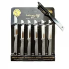 Solingen Tırtıklı Meyve Bıçağı ve Yan Soyacak Gri