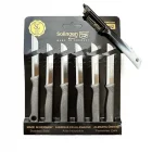 Solingen Tırtıklı Meyve Bıçağı ve Yan Soyacak Gri