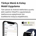 T700S Çift Kordon Akıllı Saat Nabız Adımsayar
