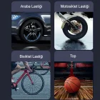 Taşınabilir Şarjlı Kompresör Lastik Hava Pompası Lastik Şişirme Pompası