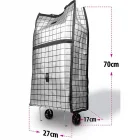 Tekerlekli Portatif Pazar Arabası Pazar Çantası