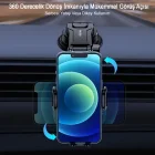 Vakumlu Torpido Üstü Araç Telefon Tutucu Ayarlanabilir Uzun Kollu