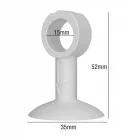 Vantuzlu Geçmeli Kapı Kolu Stoper 4 Lü