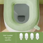 Yıkanabilir Klozet Kapağı Süngeri Su Geçirmez