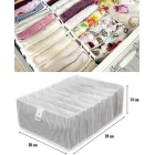 8 Gözlü Çekmece Dolap İçi Akordiyon Organizer XL