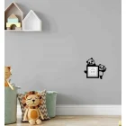 Ahşap Dekoratif Priz Kenarı Süsü Pandalı