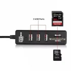 Combo 5 Port Usb 3.0 Çoğaltıcı Tf ve Sd Girişli