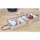 Derili Bavul İçi ve Üstü Seyehat Çantası Krem