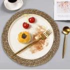 El Yapımı Lüx Örme Hasır Amerikan Servis 6 Lı