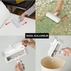 Hazneli Kedi Köpek Tüy Temizleyici Kıl Toplayıcı