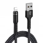 İPhone 3.0A Hızlı Şarj Kablosu Bakır Örgülü 1.2 m