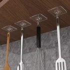 Kendinden Yapışkanlı Güçlü Şeffaf Askı 5 Li Set