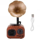 Nostaljik Mini Radyo Gramofon Bluetooth Usb Khv