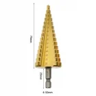 Paslanmaz Matkap Ucu Kademeli Sac Delme Aparatı