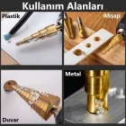 Paslanmaz Matkap Ucu Kademeli Sac Delme Aparatı