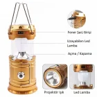 Şarjlı Güneş Enerjili Kamp Feneri Solar Lamba