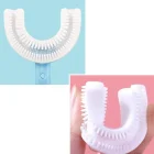 U Şeklinde Pratik Çocuk Diş Fırçası 2-6 Yaş Mavi