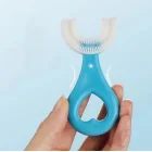 U Şeklinde Pratik Çocuk Diş Fırçası 2-6 Yaş Mavi
