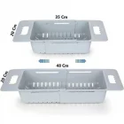 Uzayıp Kısalabilen Ayarlanabilir Lavabo Süzgeci