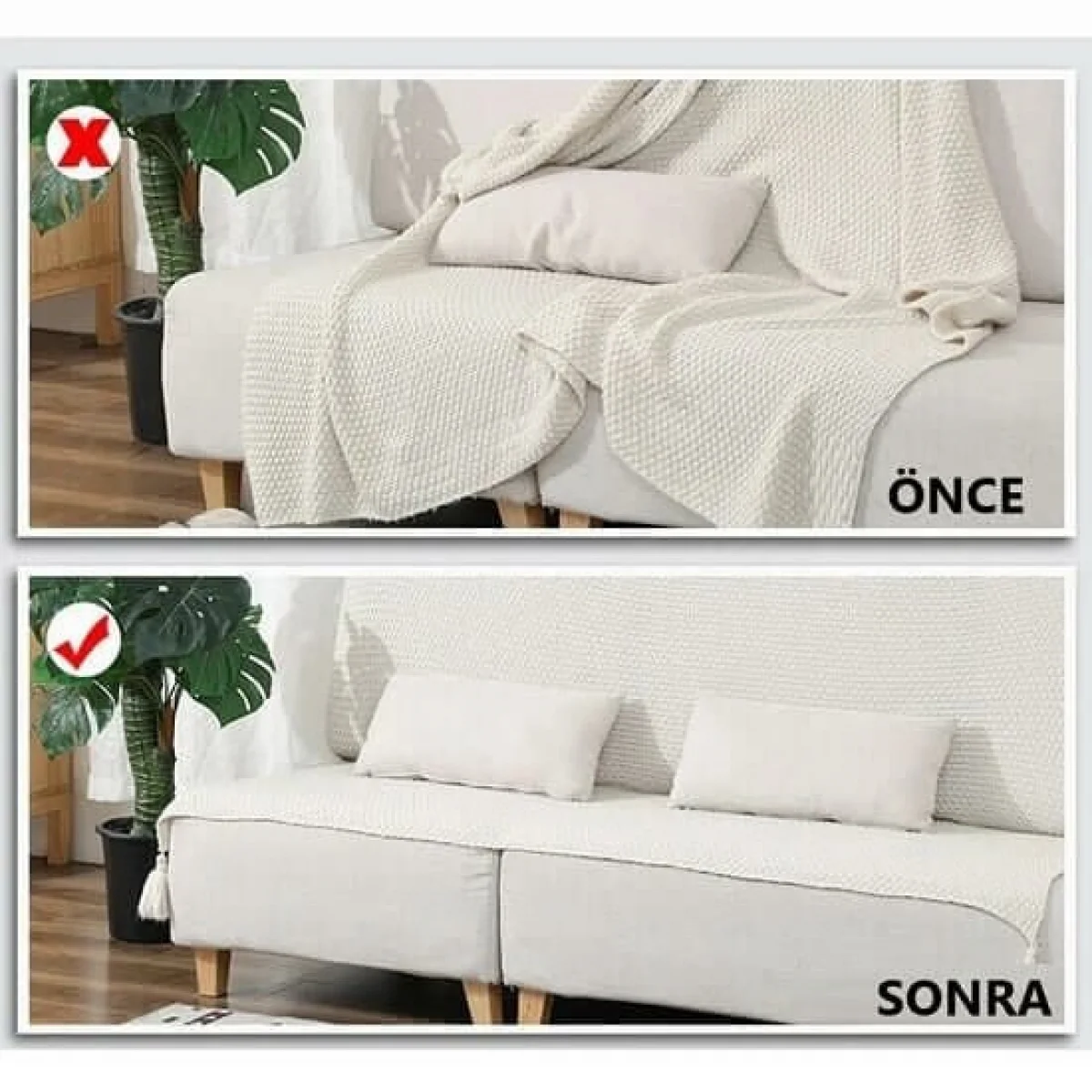 10 Lu Halı Koltuk Örtüsü Kaydırmaz Cırtlı Pad