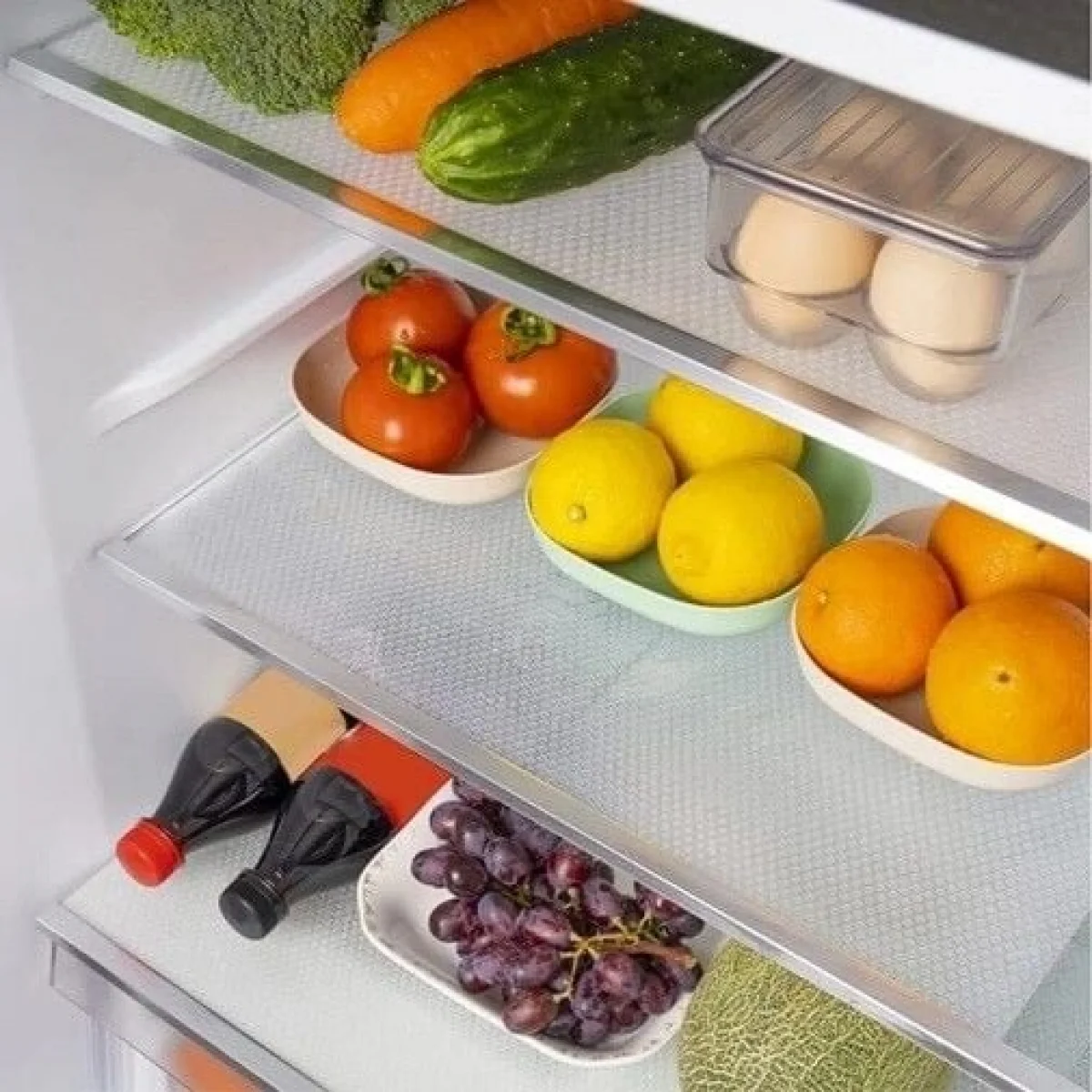 10 Metre Şeffaf Kaymaz Raf Dolap Çekmece Örtüsü