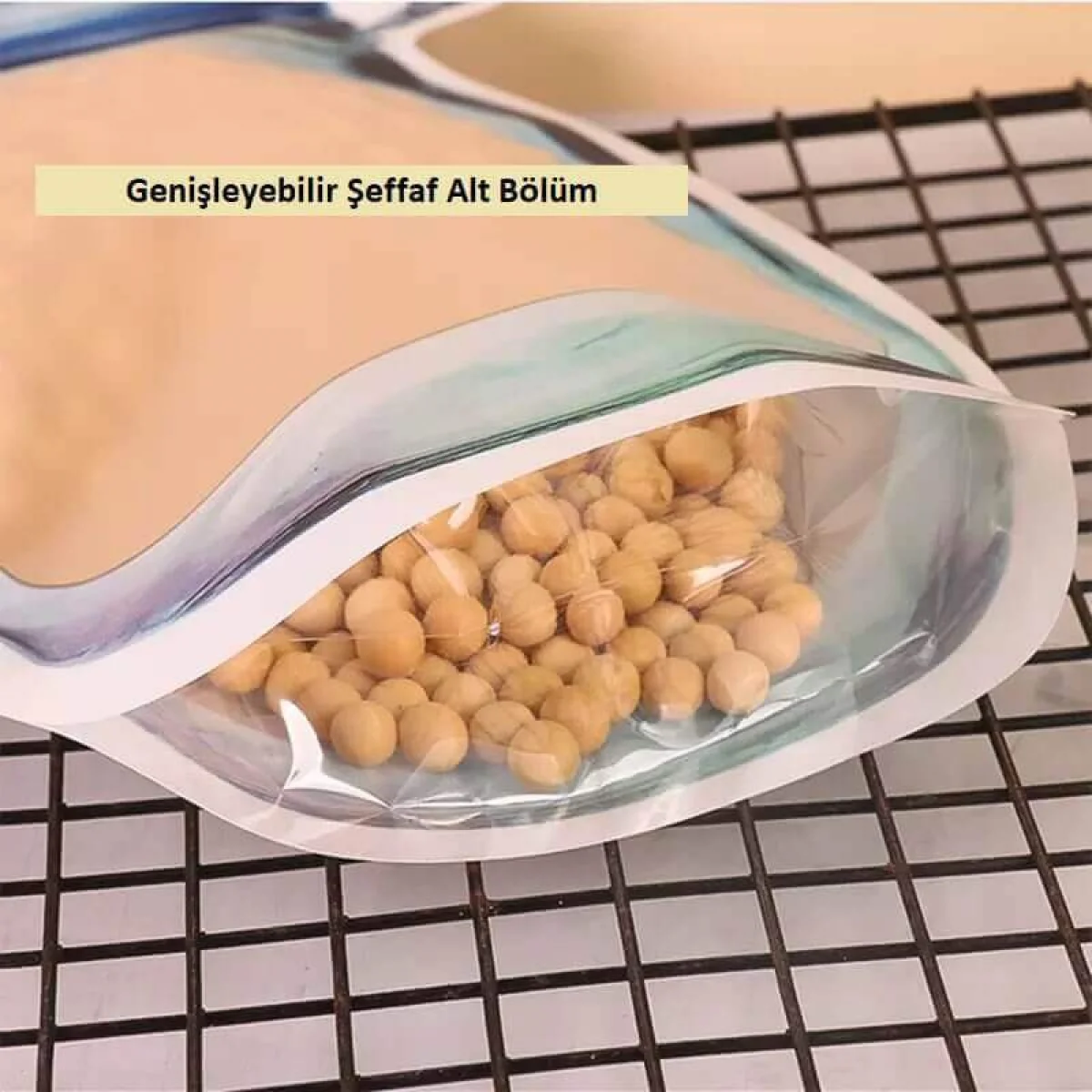 4 Adet Kavanoz Görünümlü Kilitli Saklama Poşeti