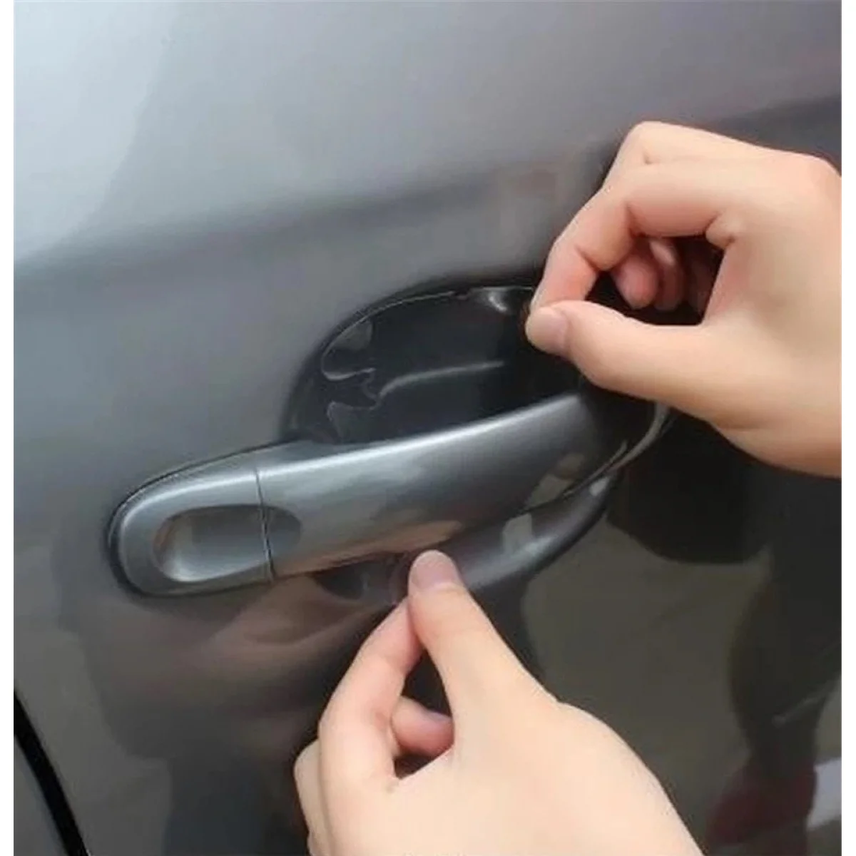 Araba Kapı Kolu Koruyucu Film 4 Lü Set