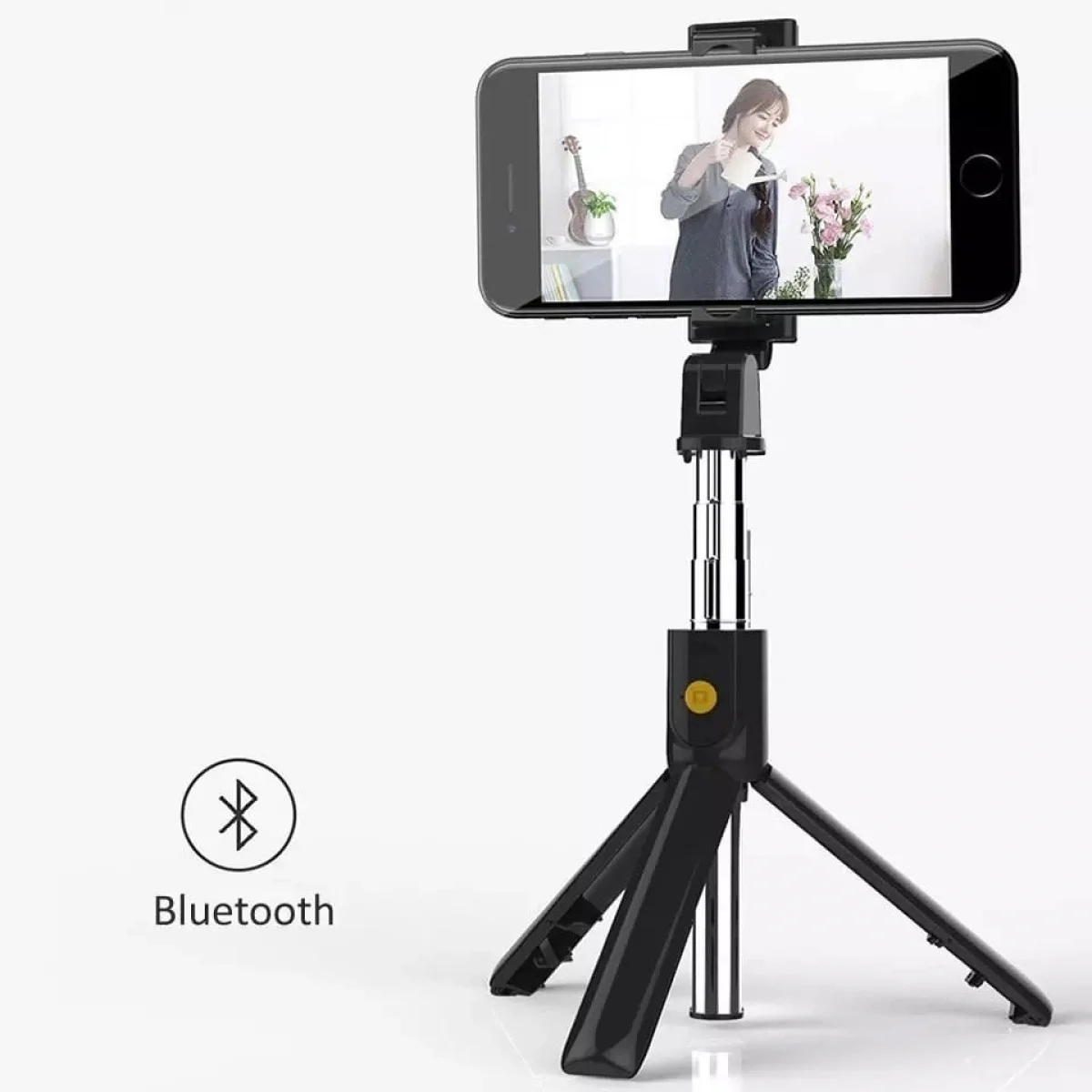 Bluetooth Kumandalı Selfie Çubuğu Tripodlu