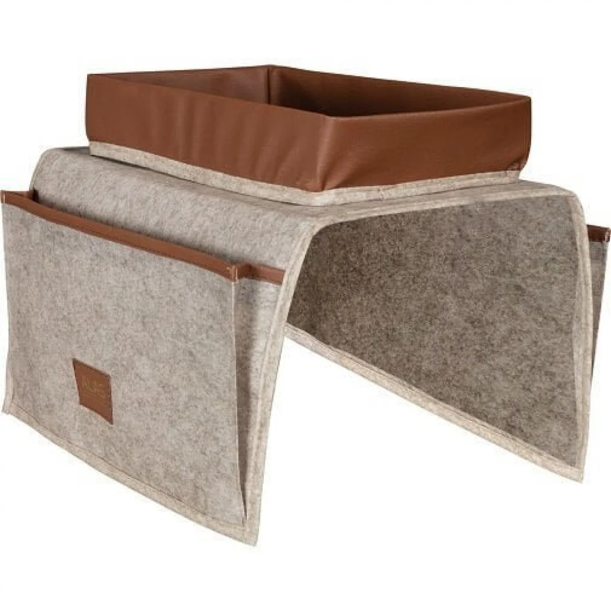 Derili Lüks Koltuk Kenarı Düzenleyici Krem