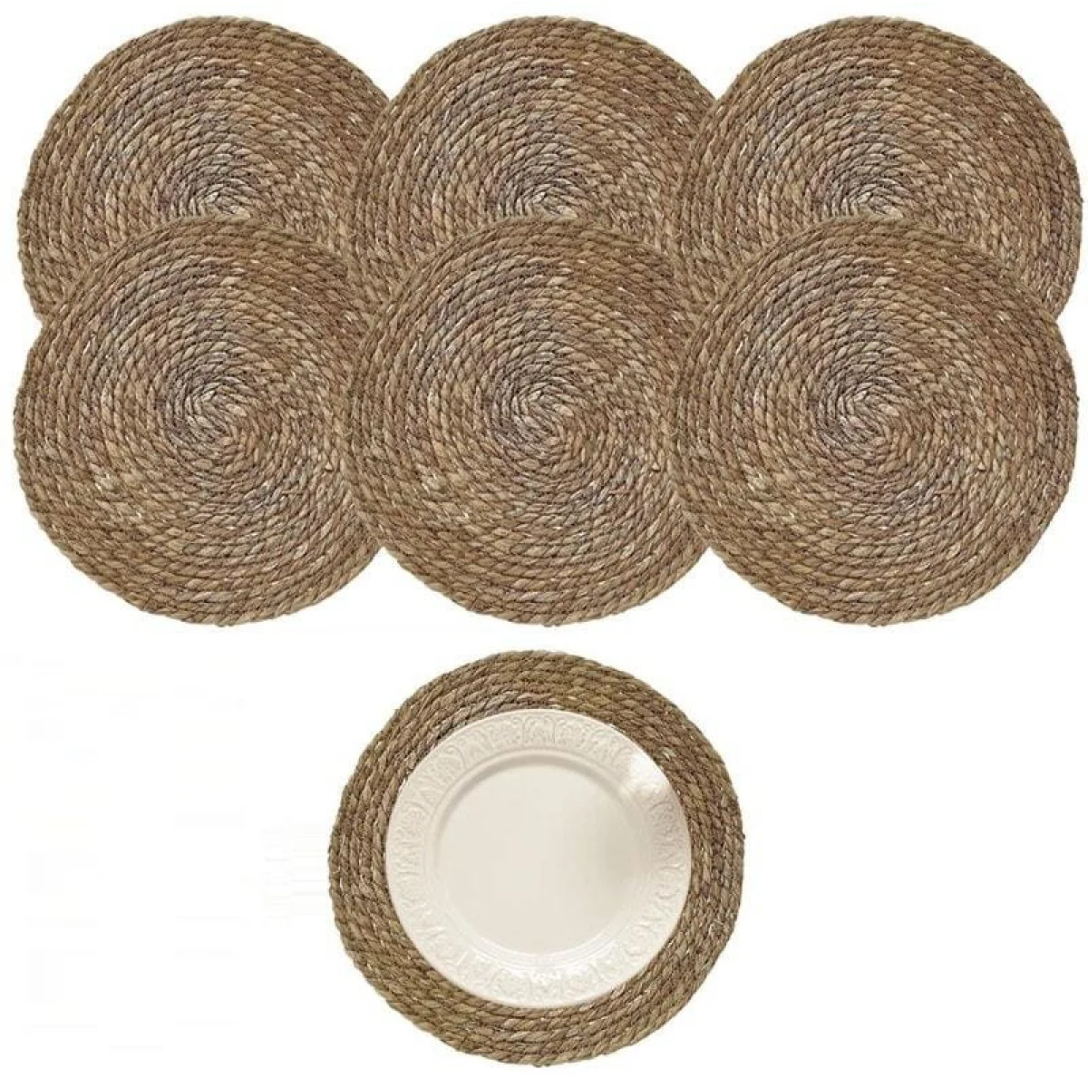 El Yapımı Lüx Örme Hasır Amerikan Servis Tekli