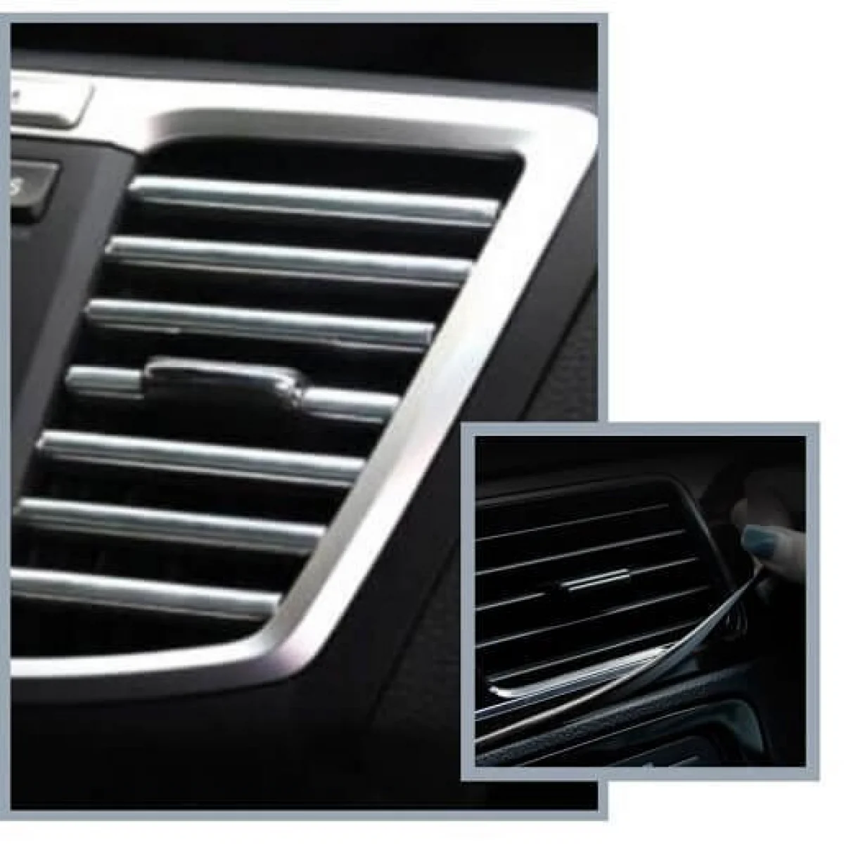 Gümüş Araba Oto Trim Dekorasyon Şeridi 5 mt