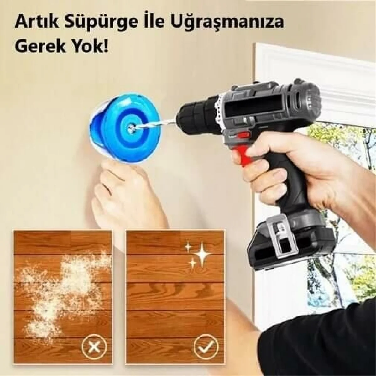 Matkap Tozluğu Matkap Ucu Toz Toplama Aparatı